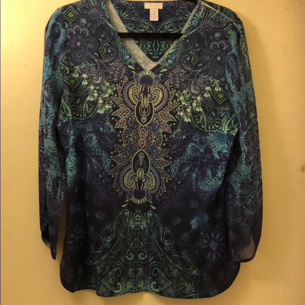 Beautiful print top
